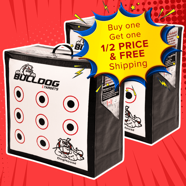 Bulldog Targets Archery Target Two-Pack PLUS Series ☀️ SPRING BUNDLE ☀️ DogHouse XP PLUS 2-PK (SAVE $138.99)