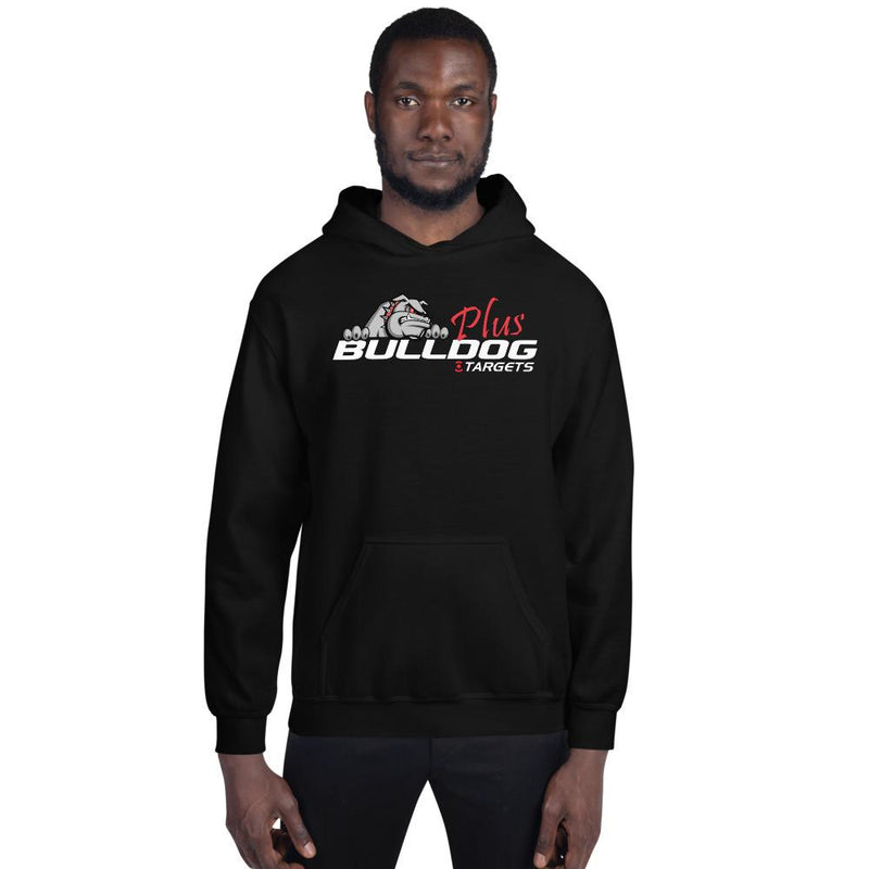 Bulldog Targets Black / 3XL Dog Wear - Mens Hooded Sweatshirt (AKA Hoodie)