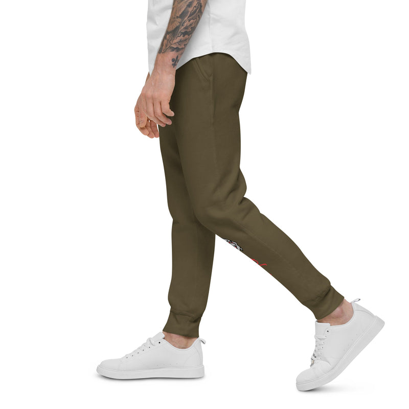 Unisex fleece sweatpants (Bulldog LOGO on the back leg) - Best Archery Targets by Bulldog Targets